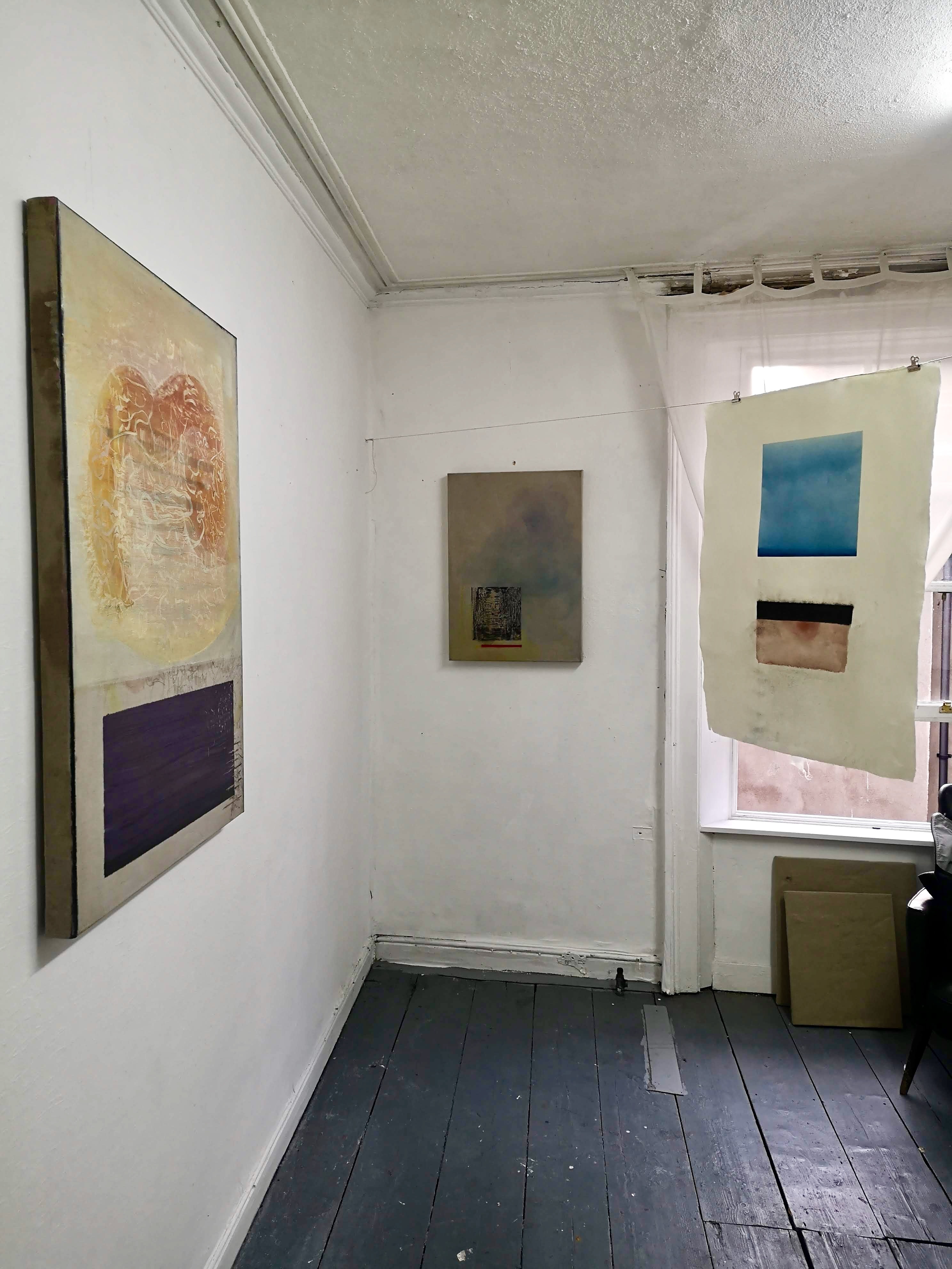 Installation view of 'Culture Night' at Abbey Artist Studios, 2019.