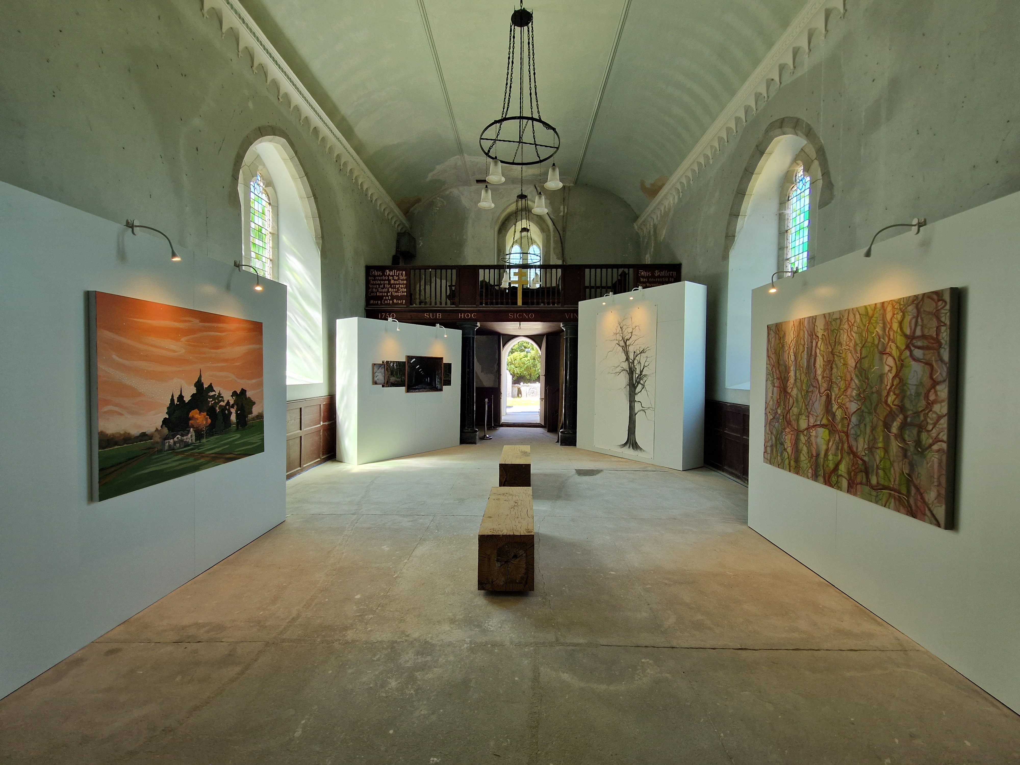 Installation view of 'Abbeyleix House' at Abbeyleix House, 2023.